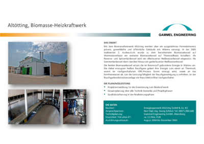 Altötting Biomasse-HKW mit ORC