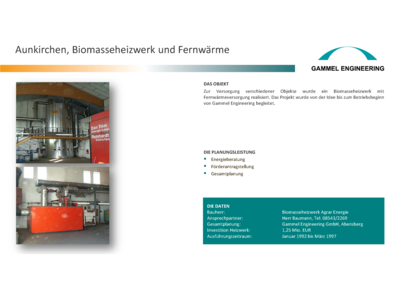 Aunkirchen Biomasse-Heizwerk