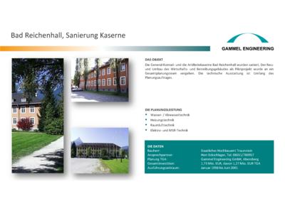 Bad Reichenhall Sanierung Kaserne