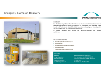 Beilngries Biomasse-Heizwerk