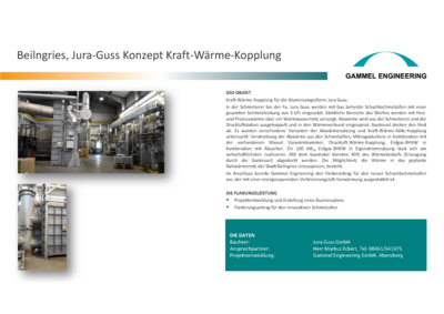 Beilngries Machbarkeitsstudie für Jura-Guss GmbH