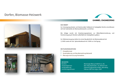 Dorfen Biomasse-Heizwerk