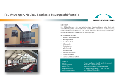 Feuchtwangen Neubau Sparkasse