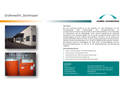 Grafenwöhr Neubau Produktionshalle Zechmayer