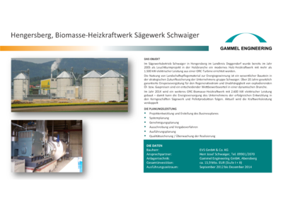 Hengersberg Biomasse-Heizkraftwerk Sägewerk Schwaiger