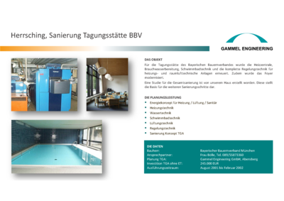 Herrsching Sanierung Tagungsstätte Bayerischer Bauernverband