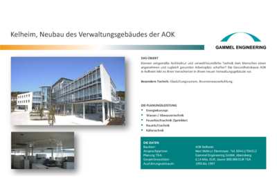 Kelheim Neubau AOK