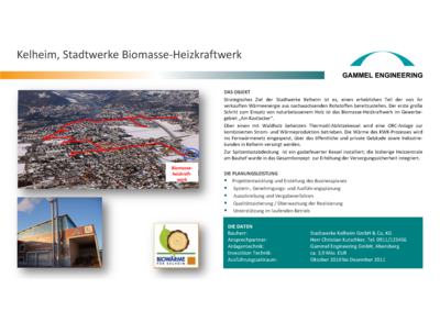Kelheim Biomasse-HKW der Stadtwerke