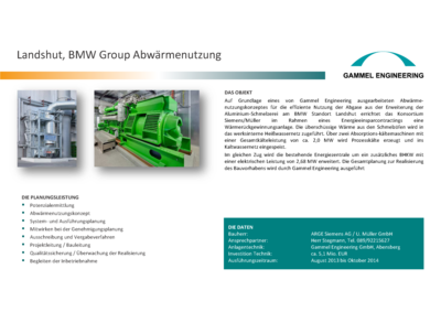 Landshut BMW Group Abwärmenutzungskonzept
