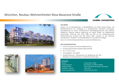 München Conceptbau Neubau Wohneinheiten Rosa-Bavarese-Straße