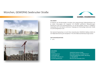 München GEWOFAG Seebrucker Straße