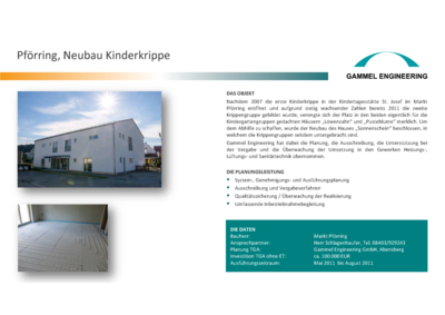 Pförring Neubau Kinderkrippe