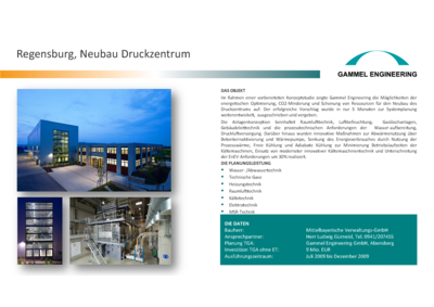 Regensburg Neubau MZ Druckzentrum