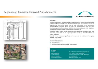 Regensburg Biomasse-Heizwerk Spital Brauerei