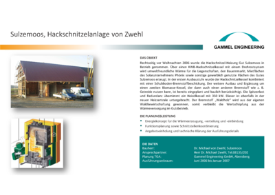 Sulzemoos Hackschnitzelanlage