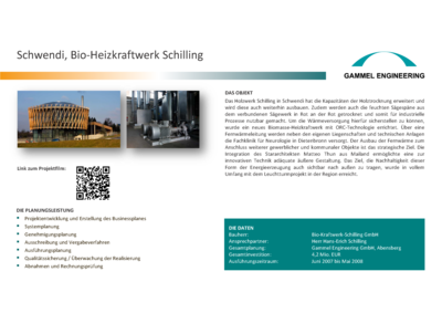 Schwendi Bio-Heizkraftwerk Holzwerk Schilling