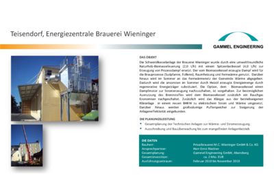Teisendorf Biomasse-Heizwerk Brauerei Wieninger