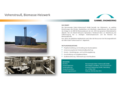 Vohenstrauß Biomasse-Heizwerk