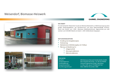Weisendorf Biomasse-Heizwerk