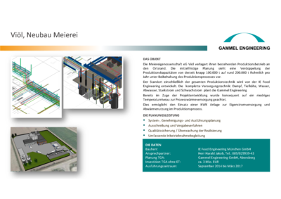 Viöl Neubau Meiereigenossenschaft eG